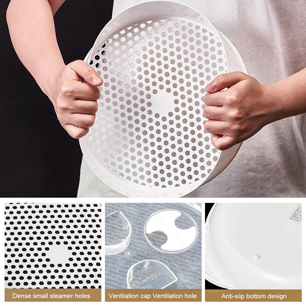 2 Tier Microwave Steamer 5