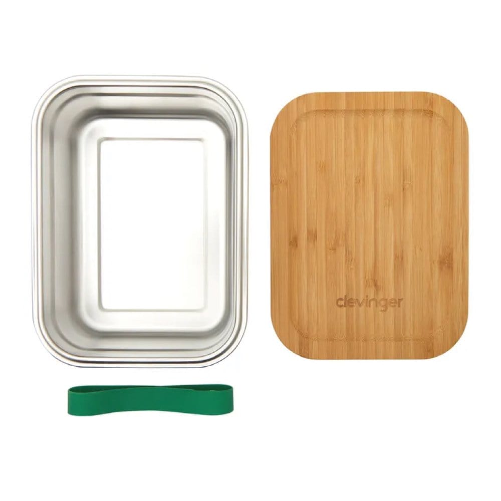 Clevinger Stainless Steel Bamboo Large Lunch Box 1200ml 4