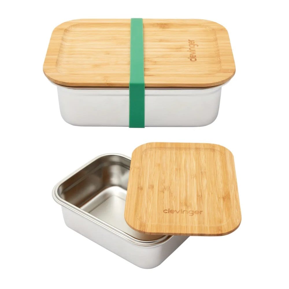 Clevinger Stainless Steel Bamboo Large Lunch Box 1200ml 6