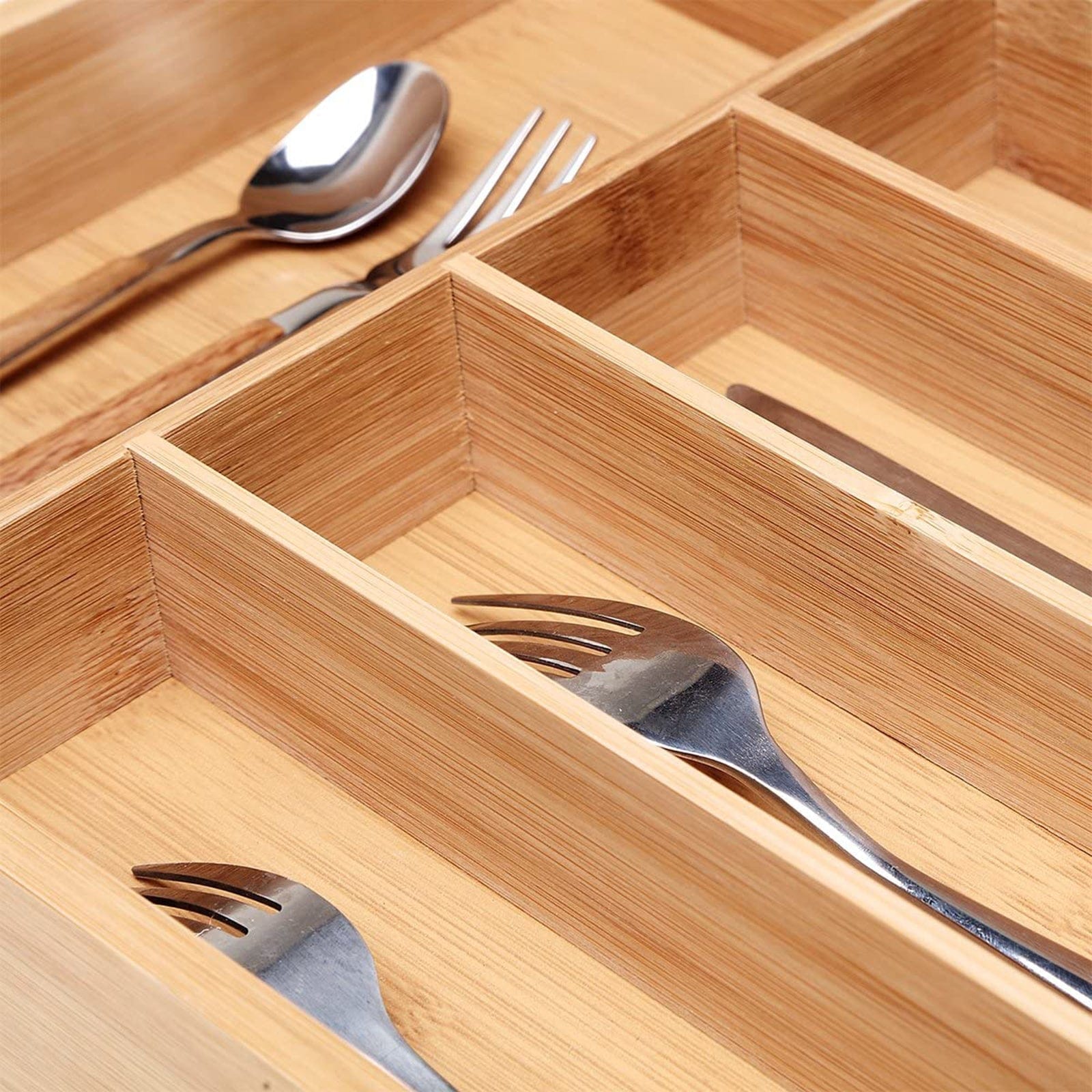 Bamboo Cutlery Tray 3