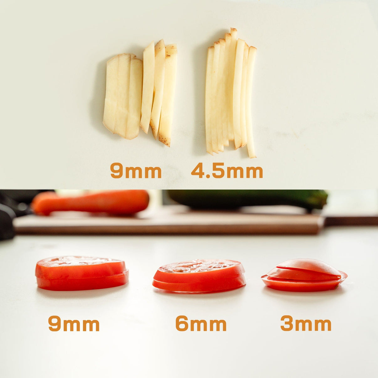 3 In 1 Mandolin Slicer Stainless Steel Blade Bowl Fit 4
