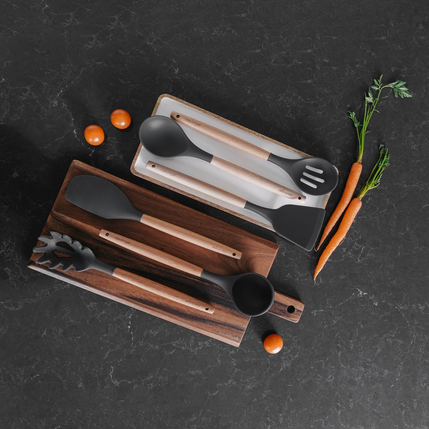 Beechwood & silicone ladle charcoal 5