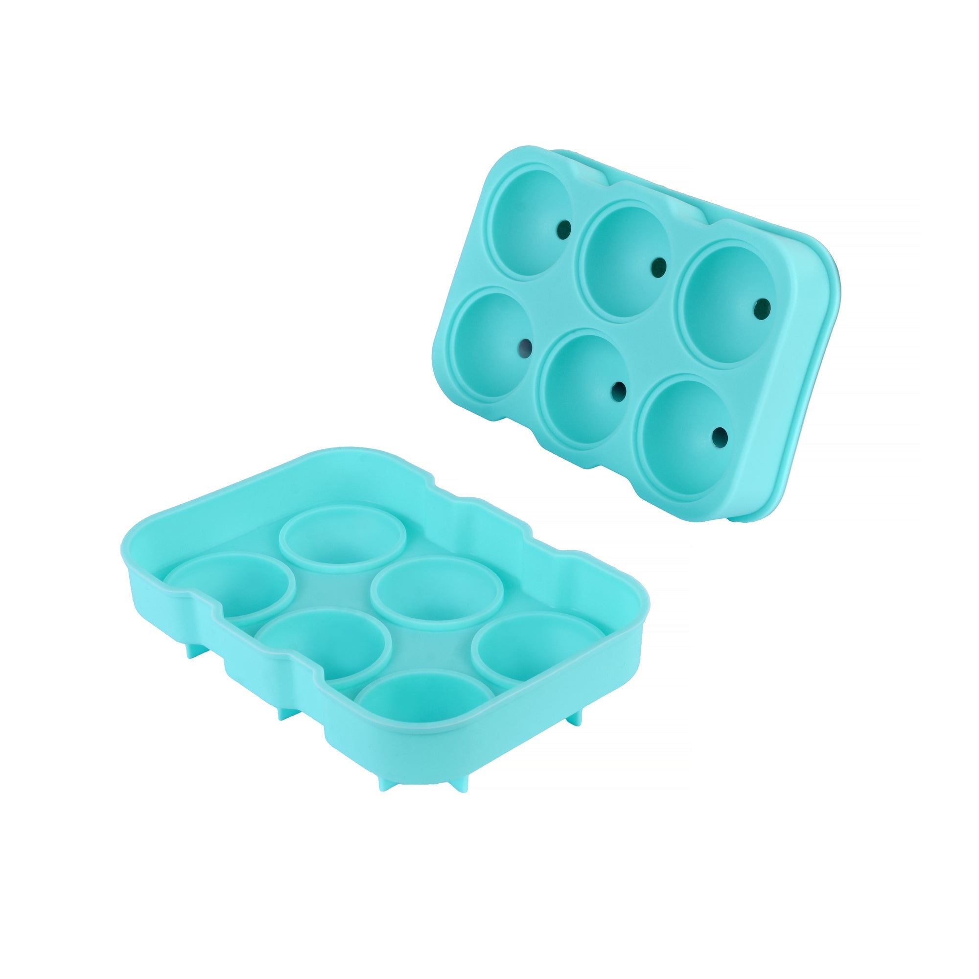 Easy Pop Silicone 6 Sphere Ice Cube Tray 3