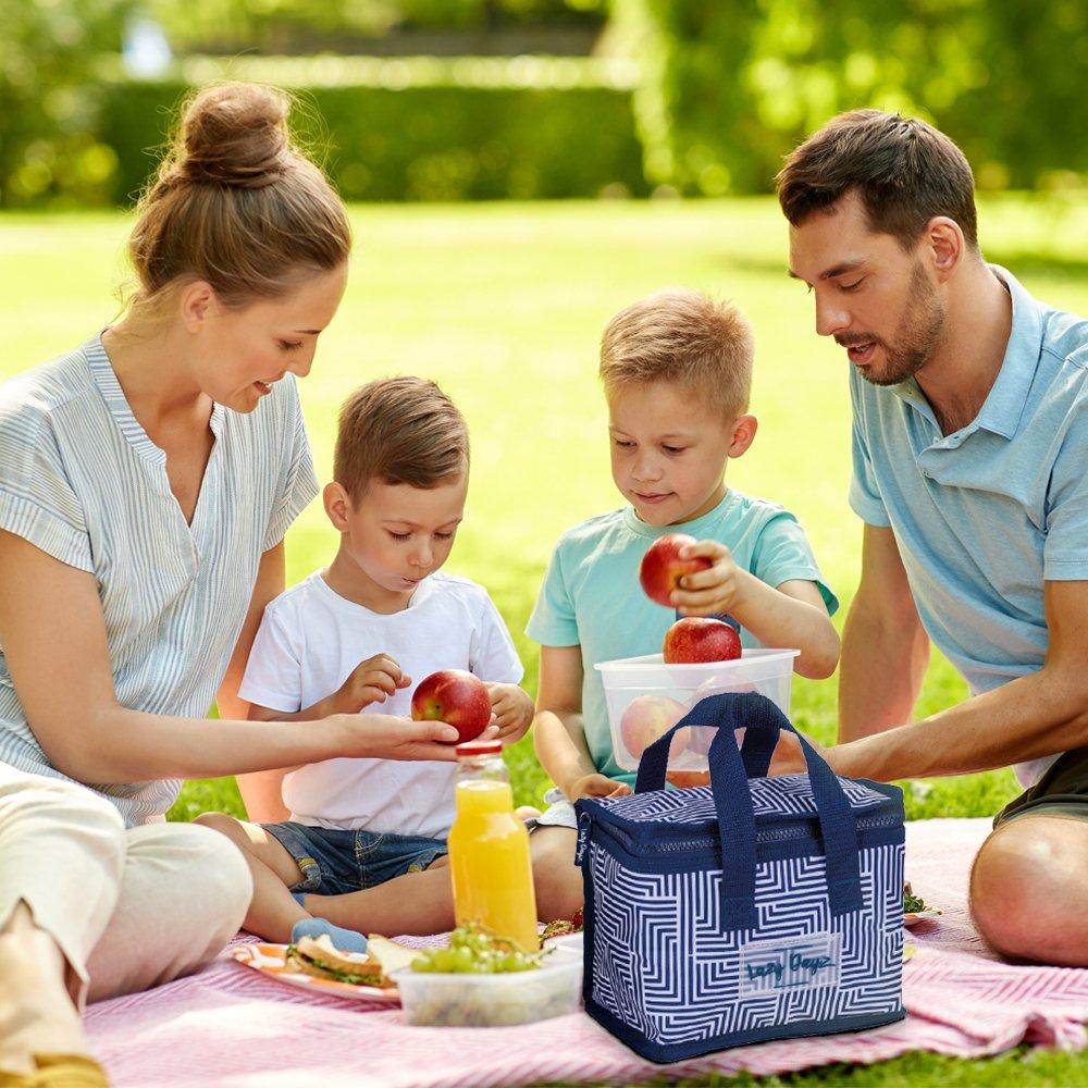 Food Safe Insulated Kids Lunch Box Cooler - Rainbow 4