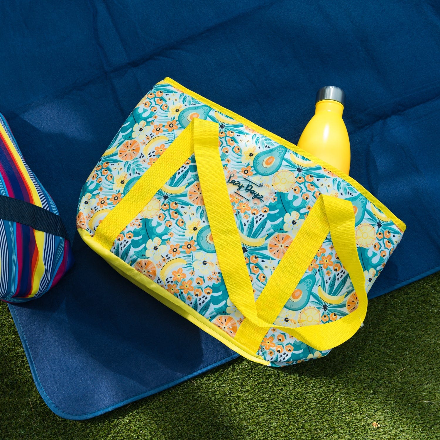 6L Food Safe Insulated Jumbo Cooler Tote - Yellow 2