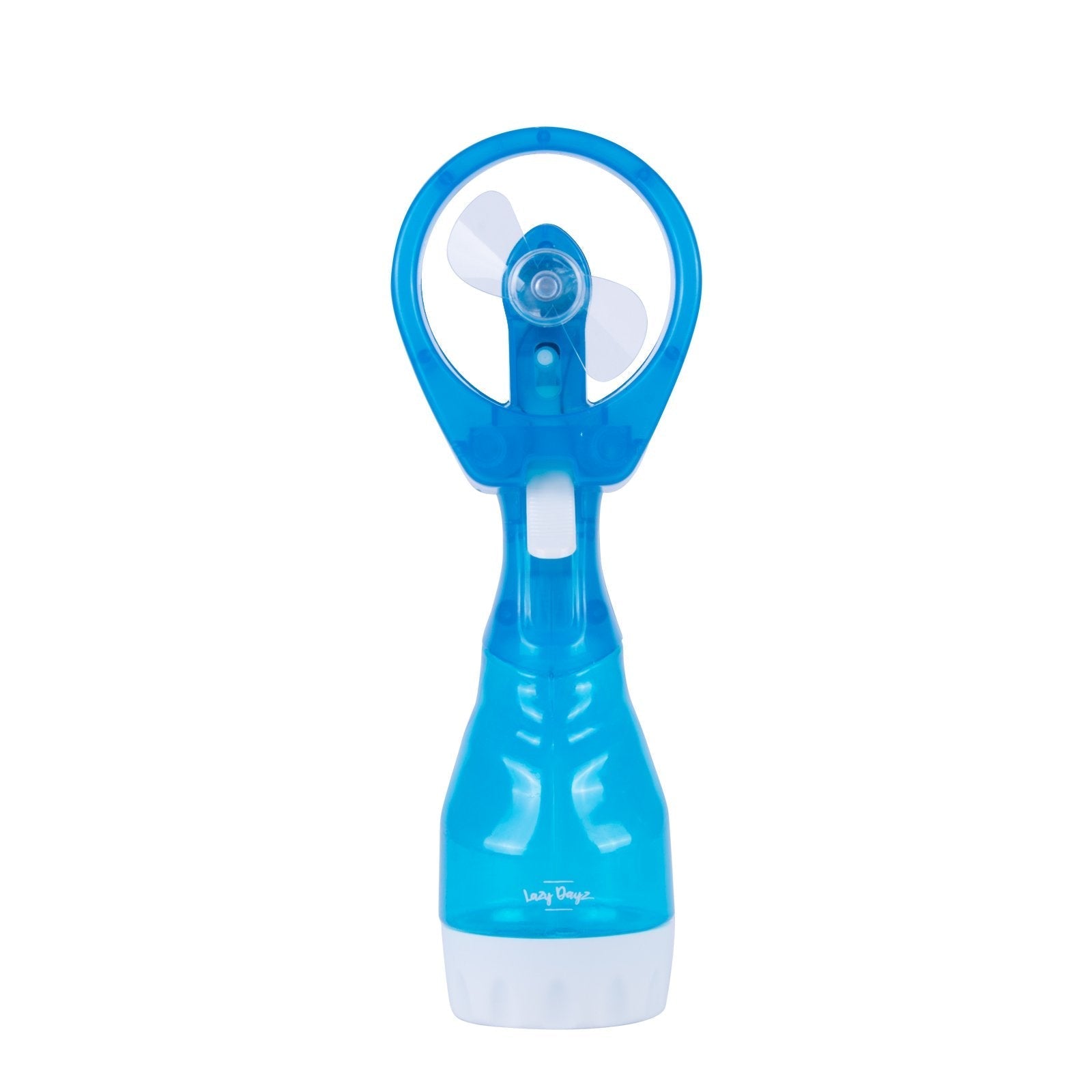 Handhold Battery Powered Personal Water Spray Fan-Blue/Pink - Pink 4