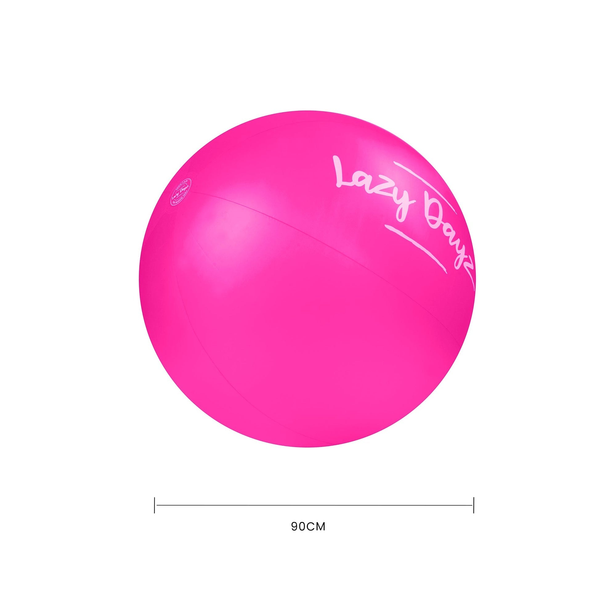 90cm Lazy Dayz Inflatable Jumbo Beach Ball - Pink 4