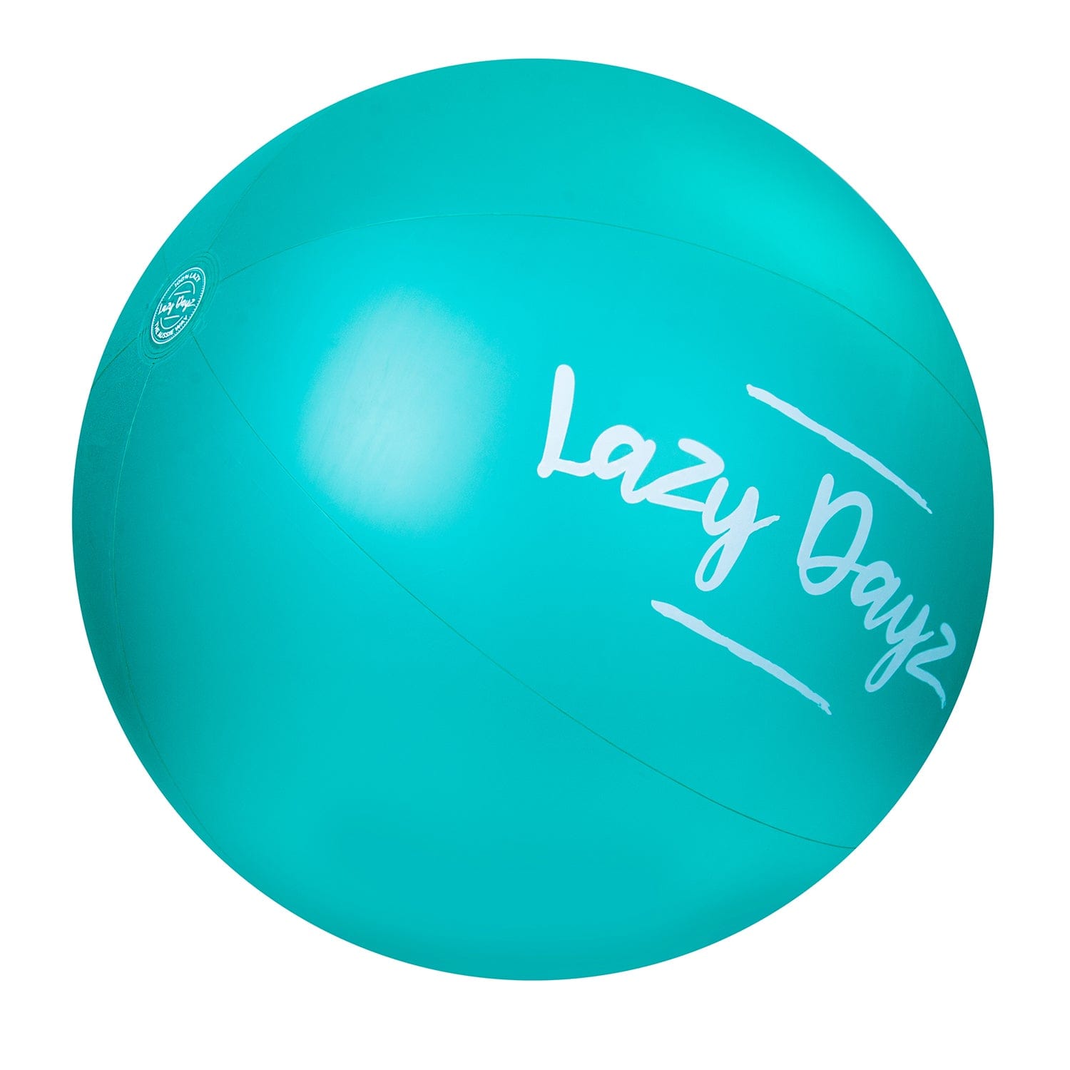 90cm Lazy Dayz Inflatable Jumbo Beach Ball - Teal 2