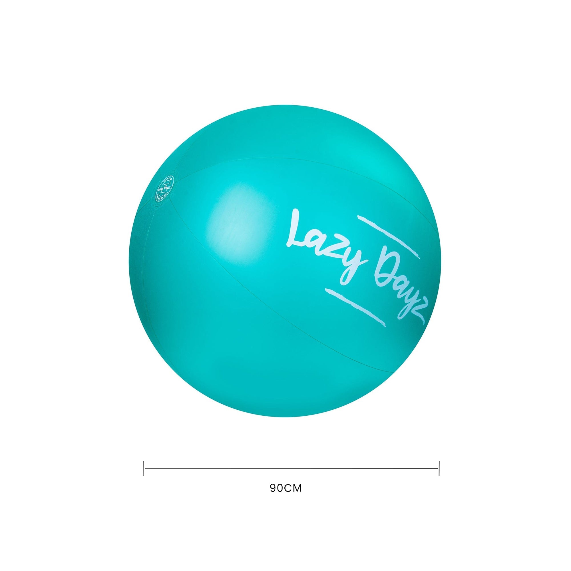 90cm Lazy Dayz Inflatable Jumbo Beach Ball - Teal 4