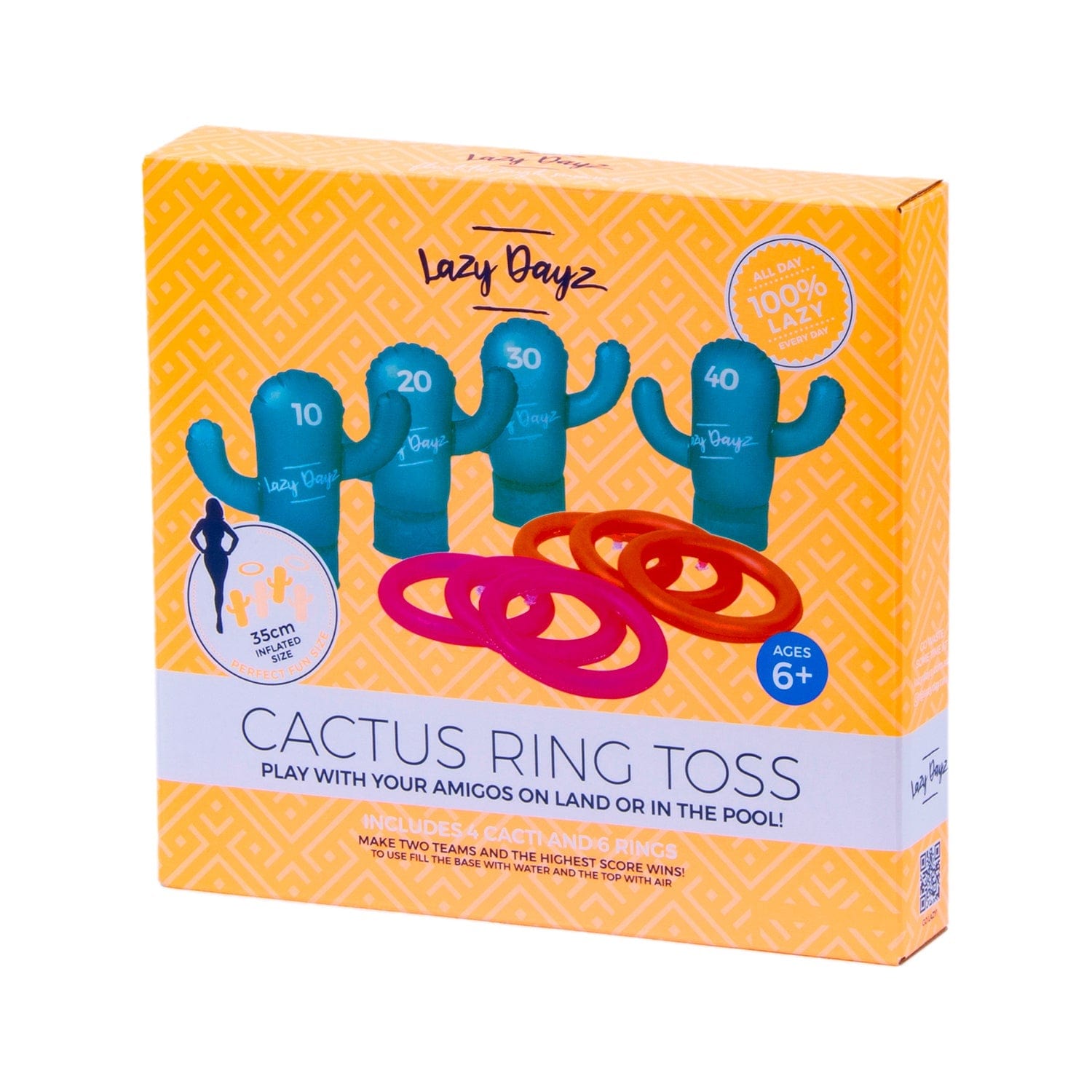 Lazy Dayz Inflatable Cactus Ring Toss 3