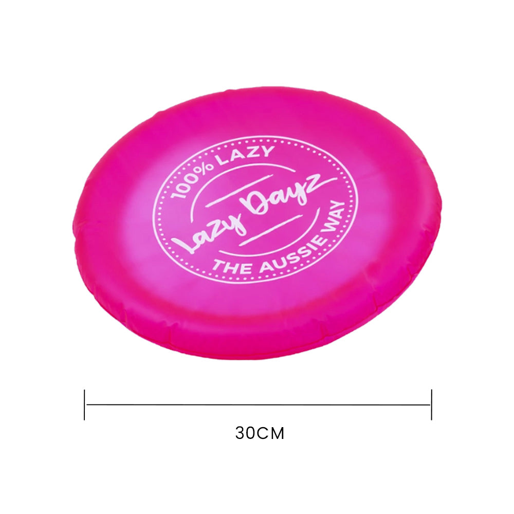 Lazy Dayz Inflatable Frisbee - Pink 4