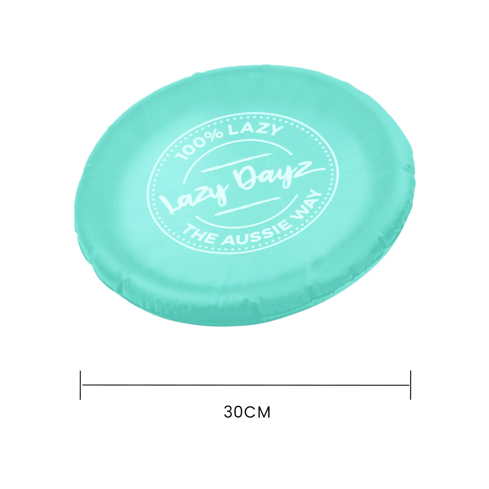 Lazy Dayz Inflatable Frisbee - Teal 4