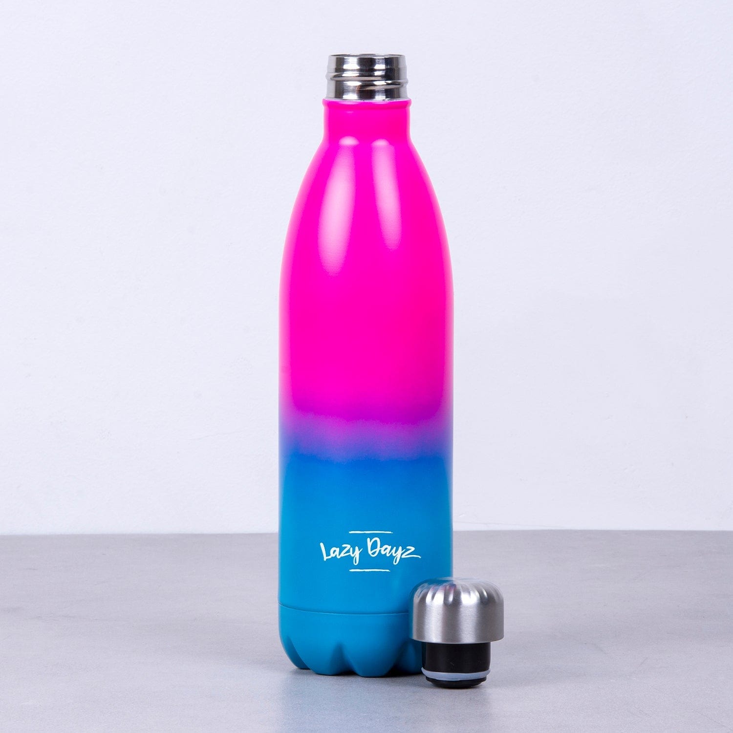 Lazy Dayz Jumbo Drink Bottle 1L - Pink Blue Ombre 4