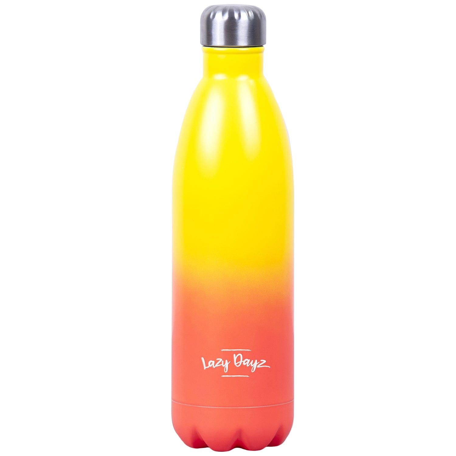 Lazy Dayz Jumbo Drink Bottle 1L - Yellow Peach Ombre 1
