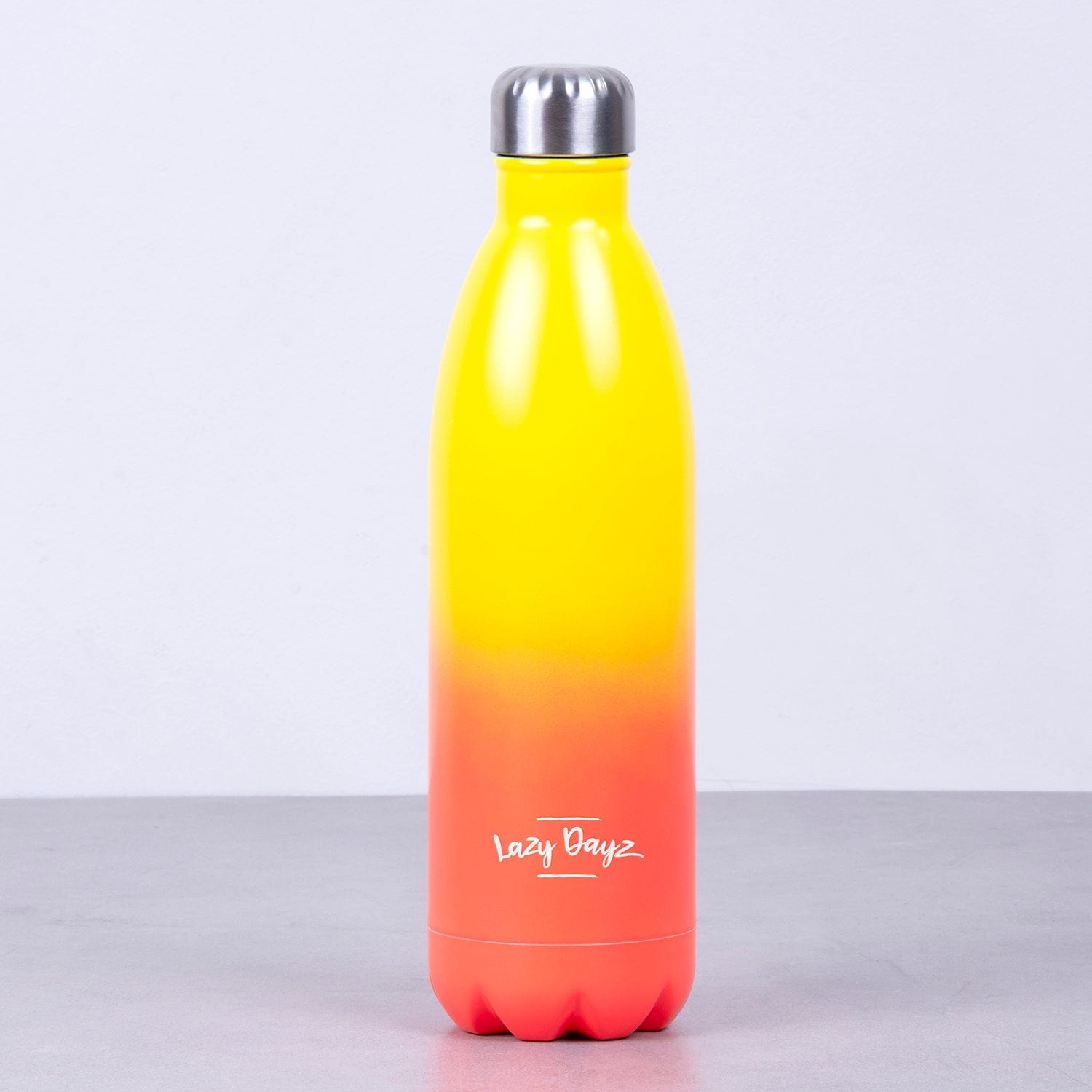 Lazy Dayz Jumbo Drink Bottle 1L - Yellow Peach Ombre 3