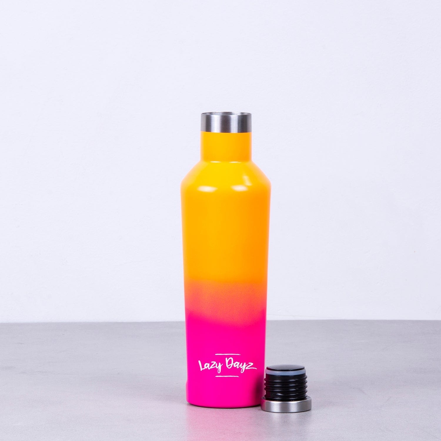 Lazy Dayz Spartan Drink Bottle 480ml - Orange Pink Ombre 5