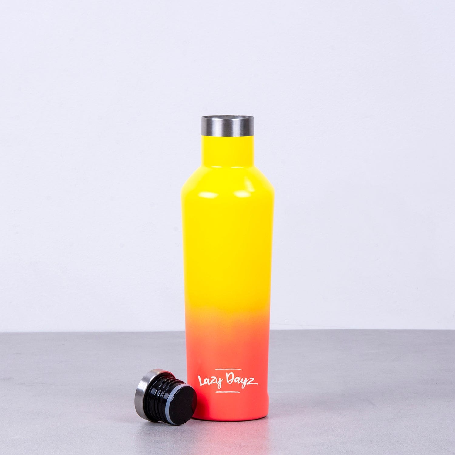 Lazy Dayz Spartan Drink Bottle 480ml - Yellow Peach Ombre 5