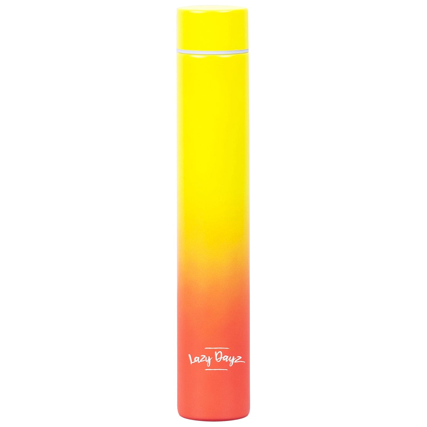 Lazy Dayz 300ml Slimline Insulated Drink Bottle - Yellow Peach Ombre 2