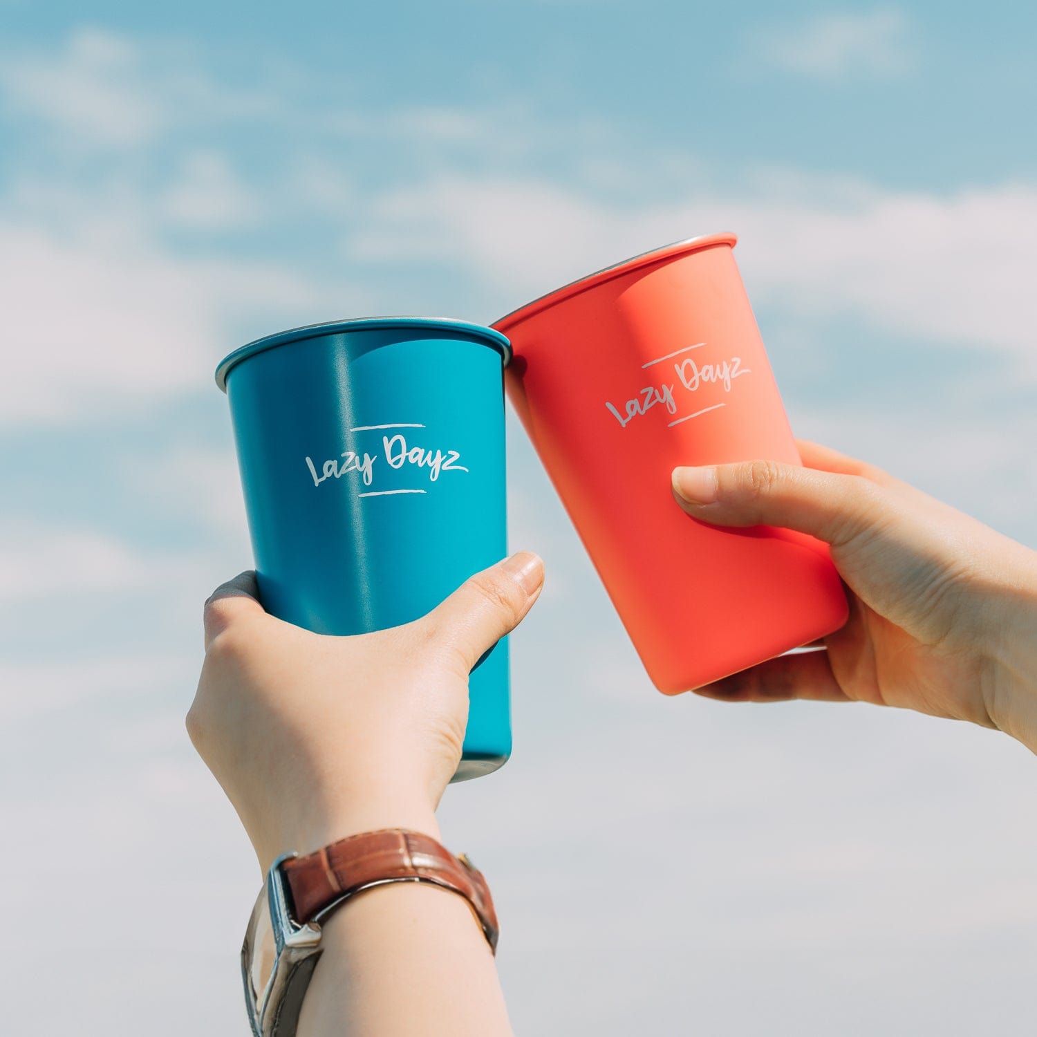 Lazy Dayz Picnic Cup 350ml 4 Pack 4