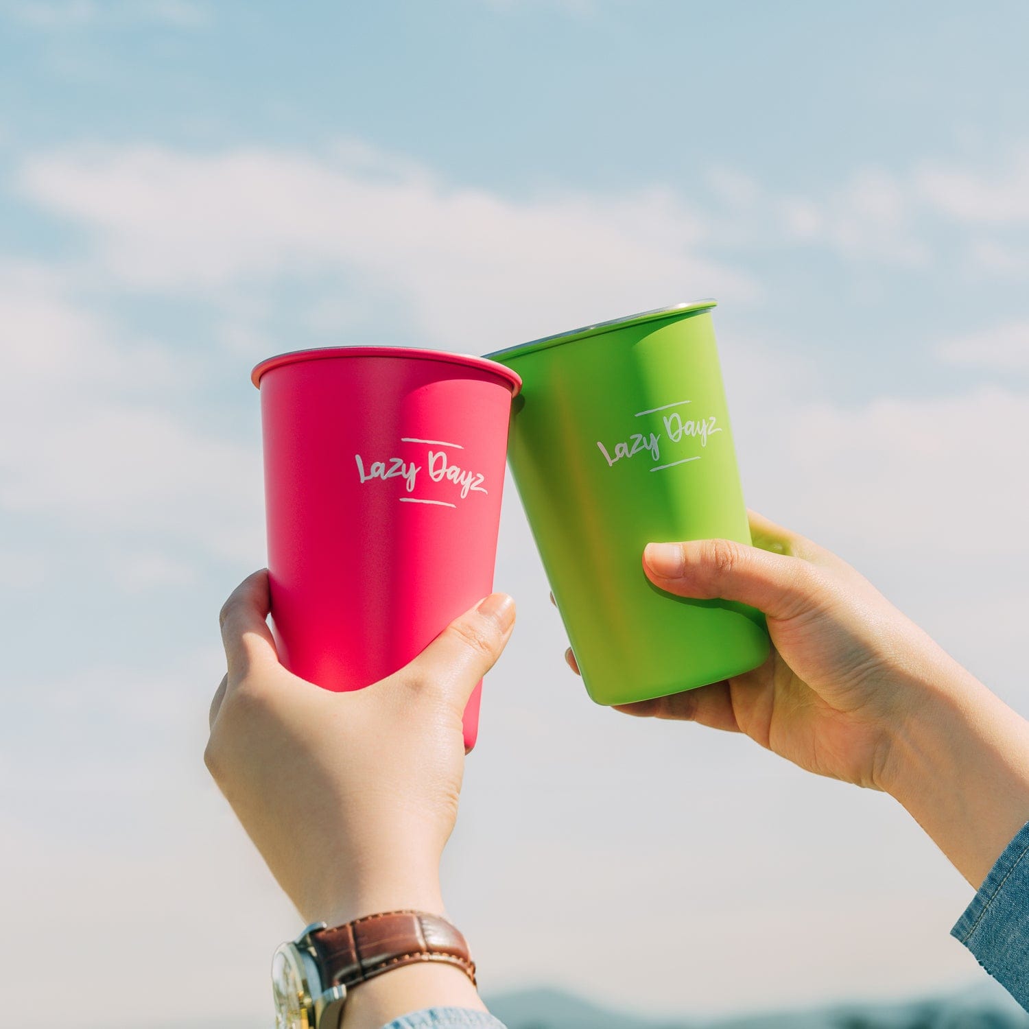 Lazy Dayz Picnic Cup 350ml 4 Pack 5