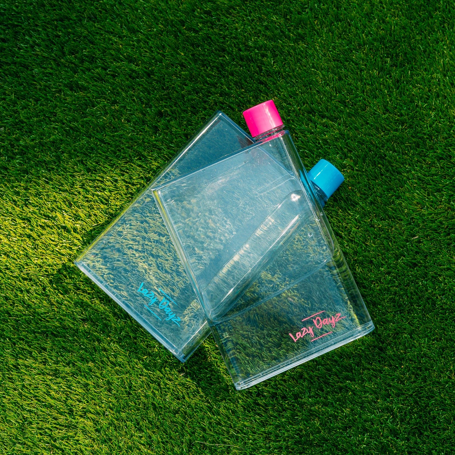 Lazy Dayz Flat Bottle 380ml - Blue 1