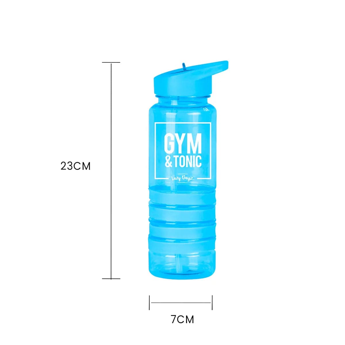 Lazy Dayz Sports Bottle 750ml - Blue 4