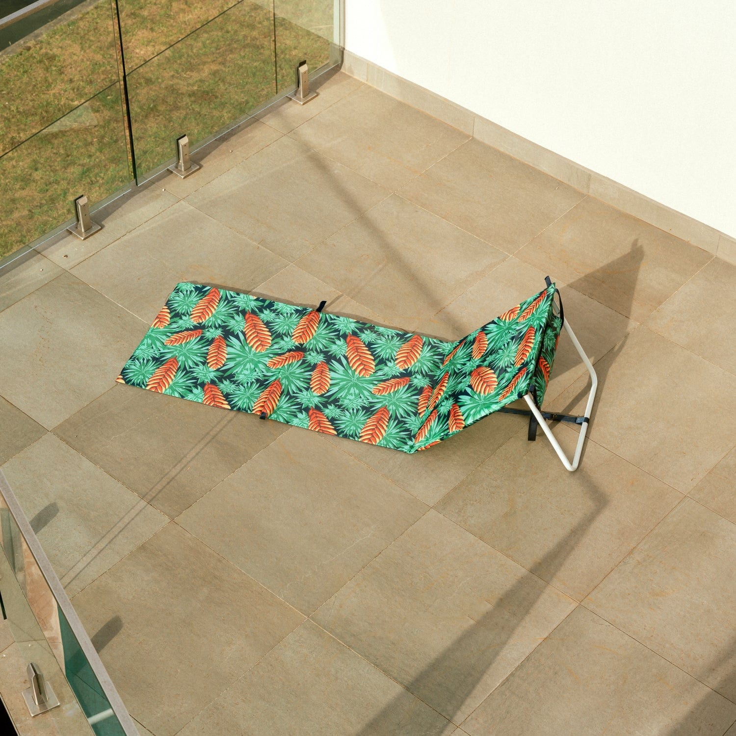 Lazy Dayz Fold Up Beach Lounger - Mossman 6