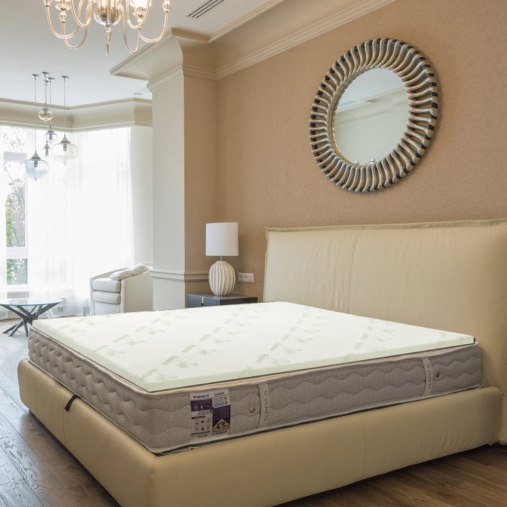 4cm Memory Foam Mattress Topper with Bamboo Cover - King 3