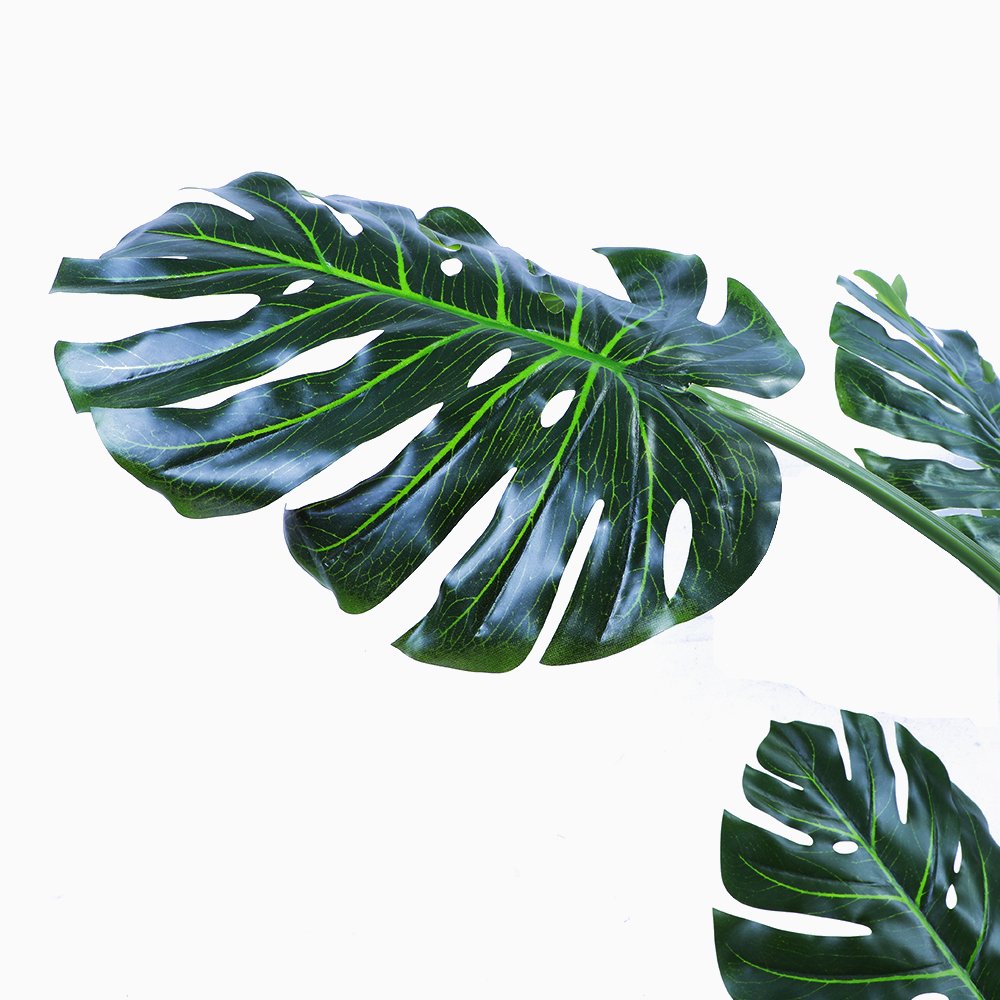 120cm Faux Artificial Home Decor Potted Monstera Plant 5