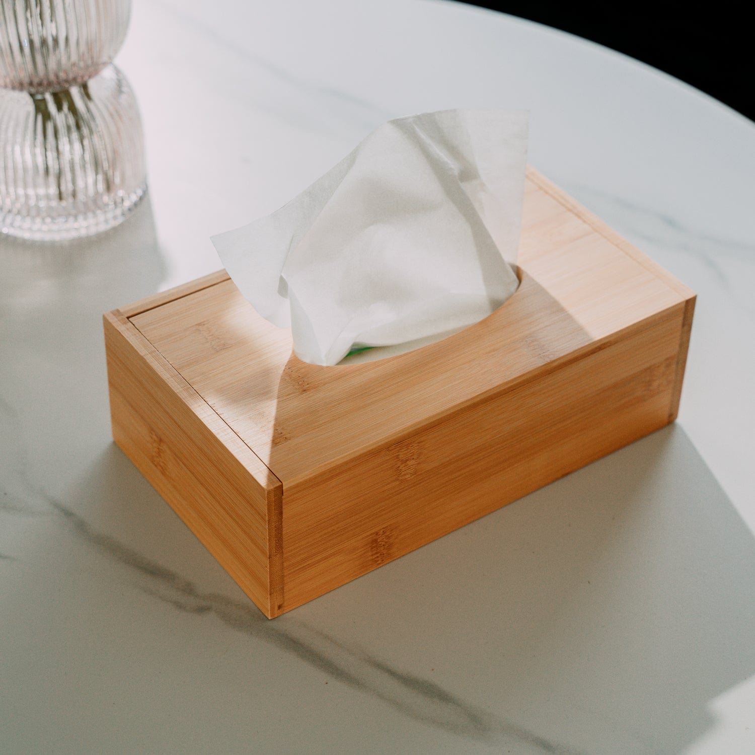 Bamboo Tissue Box 4