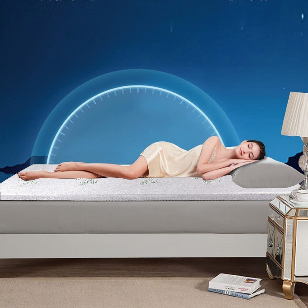 6cm Memory Foam Mattress Topper with Bamboo Cover - King 3