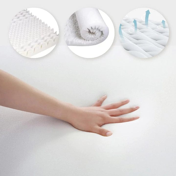 8cm Memory Foam Mattress Topper with Bamboo Cover - Double 5