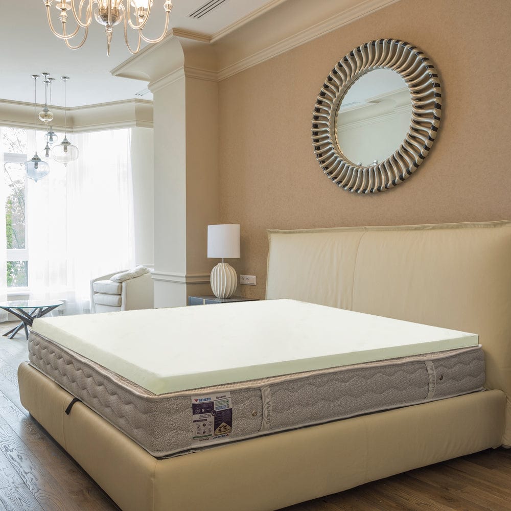 8cm Memory Foam Mattress Topper with Bamboo Cover - King 3