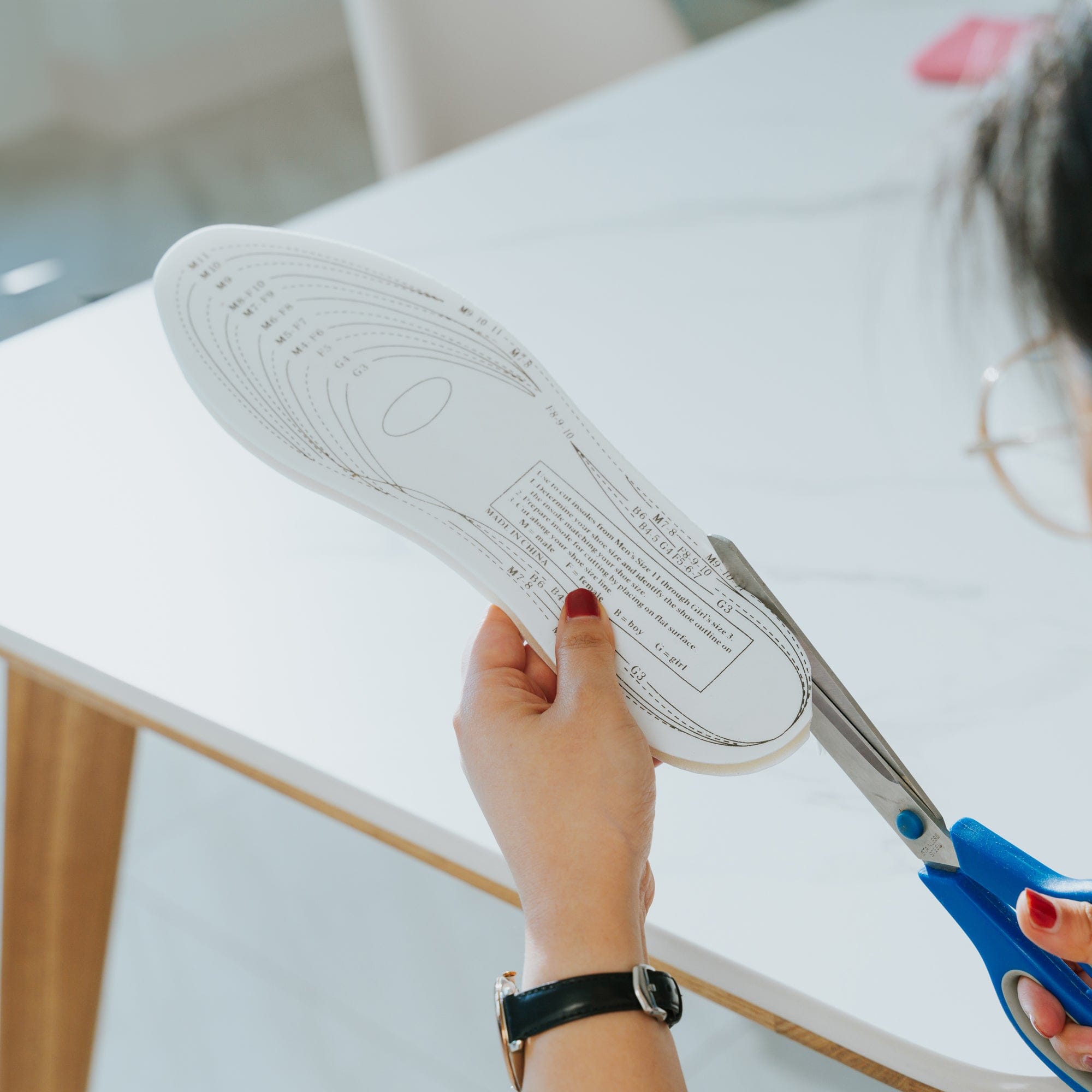 Unisex Memory Foam Insoles, Arch Support Pads Pair 3 pack 5