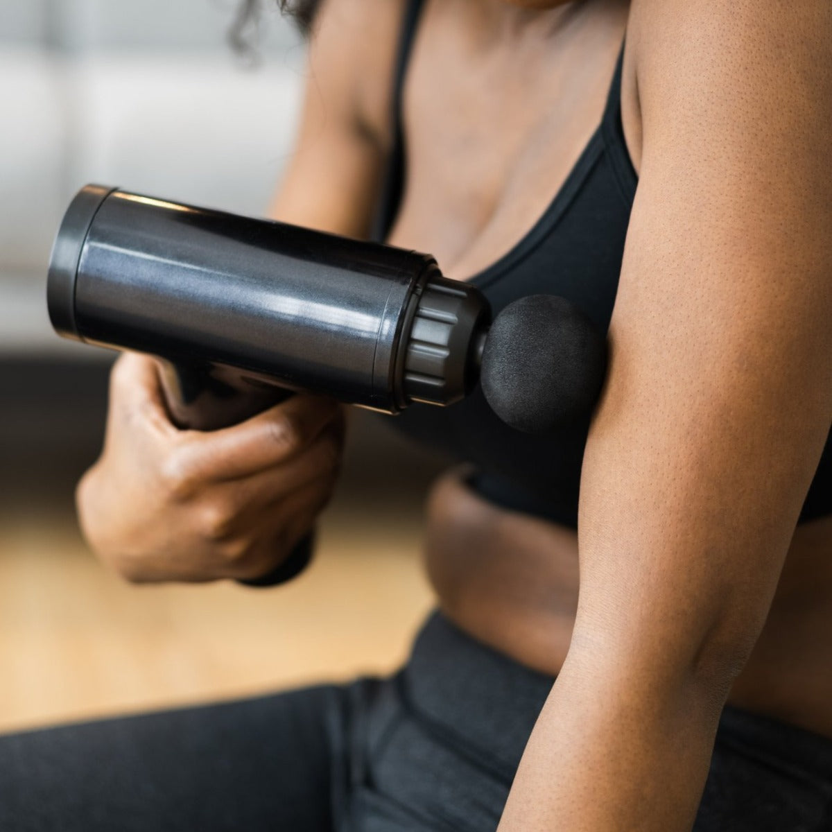 Remology Impact Therapy Percussive Massage Gun includes 4 Heads 3