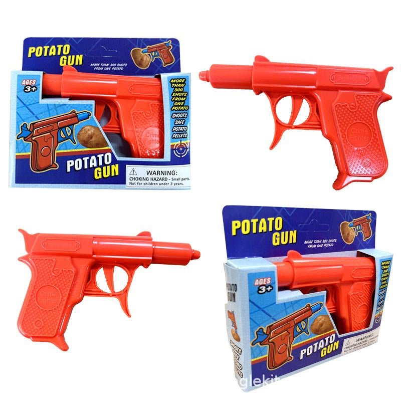 Classic Spud Gun Toy Plastic - Shoot Potatoes Across the Yard! 3