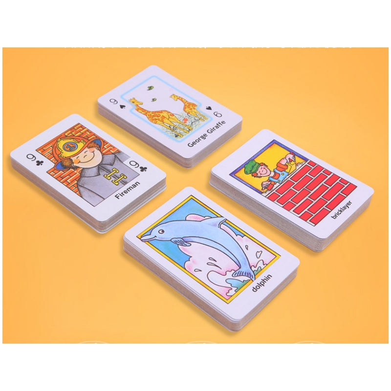 Crazy Eight Hearts Old Maid Fish Educational children card games - Hearts 3