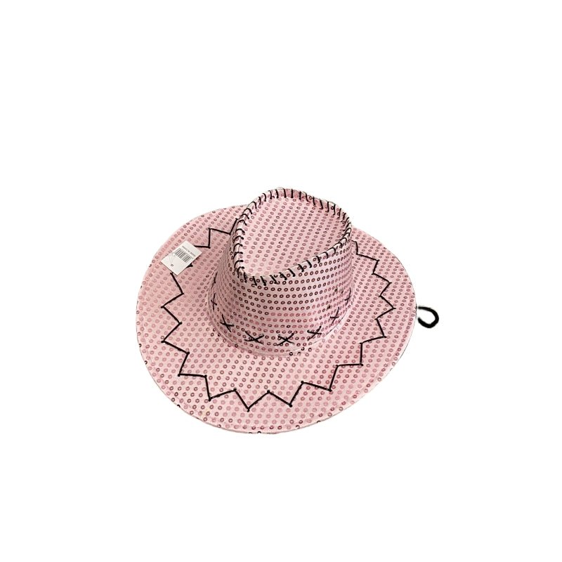 Sequin Cowboy Hat party hat - Pink 5
