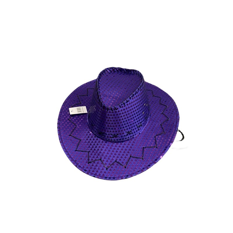 Sequin Cowboy Hat party hat - Pink 8