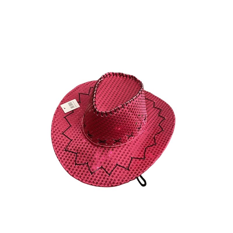 Sequin Cowboy Hat party hat - Pink 9