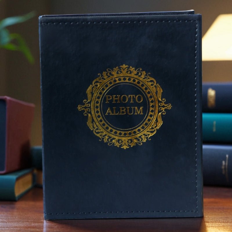 Classic photo album 200 Pcs 4x6 photos Red and Black - Black 5