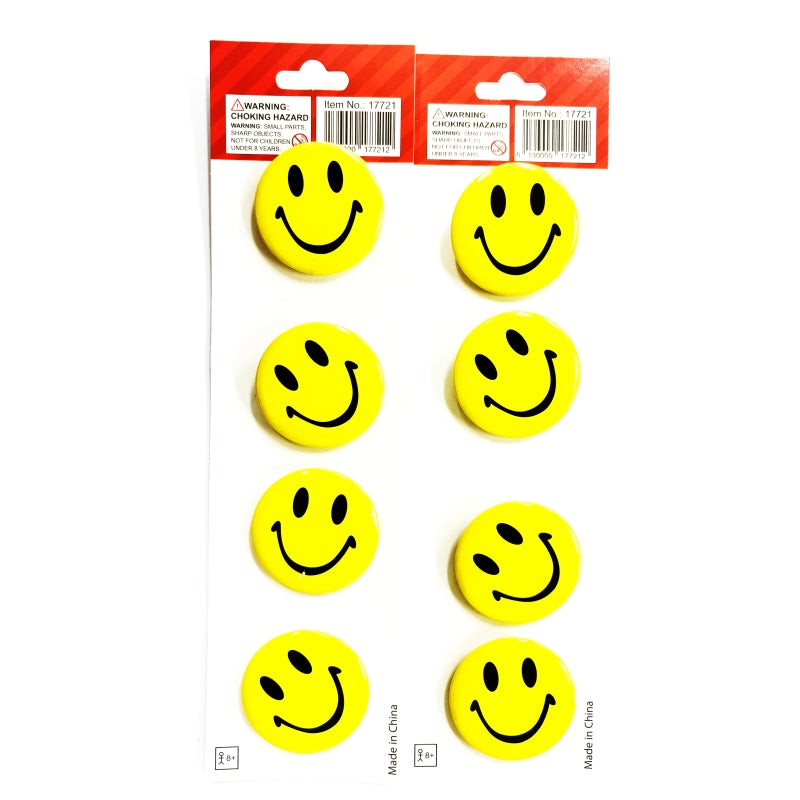 Smiley face badges - Medium 3.9cm 5