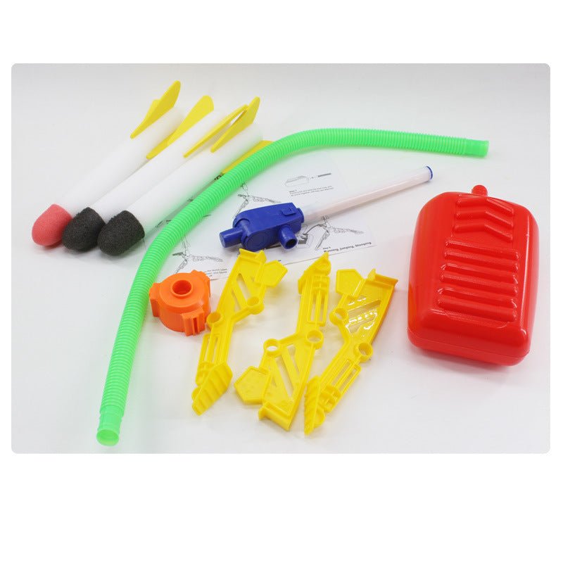 Air Power Foam Rocket Shoot Up Stomp Launcher Kids Outdoor Activities Toys 4