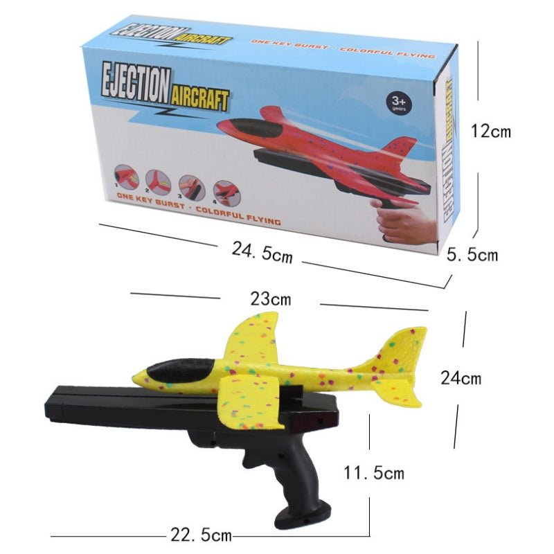 2x Ejection Foam Plane Toy Outdoor Sport with Light Safe for Children Birthday Gift 5