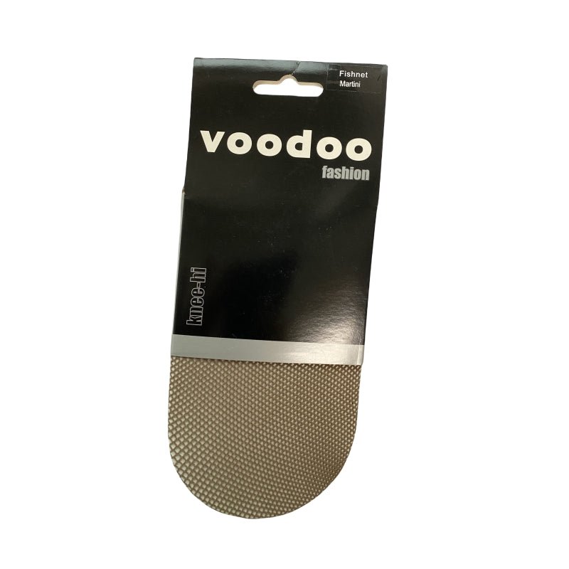 2x Fishnet martini knee high