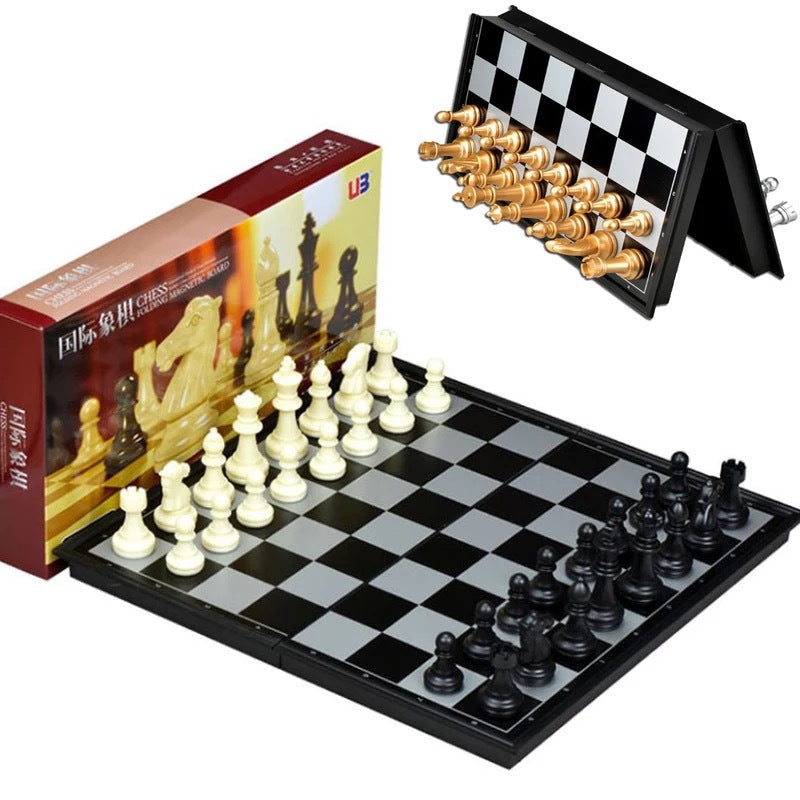 Chess game set with magnet box - Black and white 5