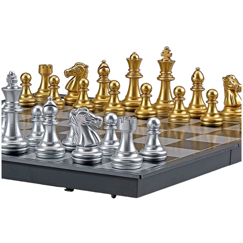 Chess game set with magnet box - Black and white 7
