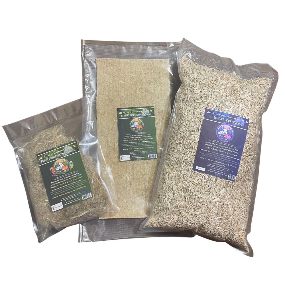 Hemp Habitat Starter Pack for Chickens & Small Animals 3