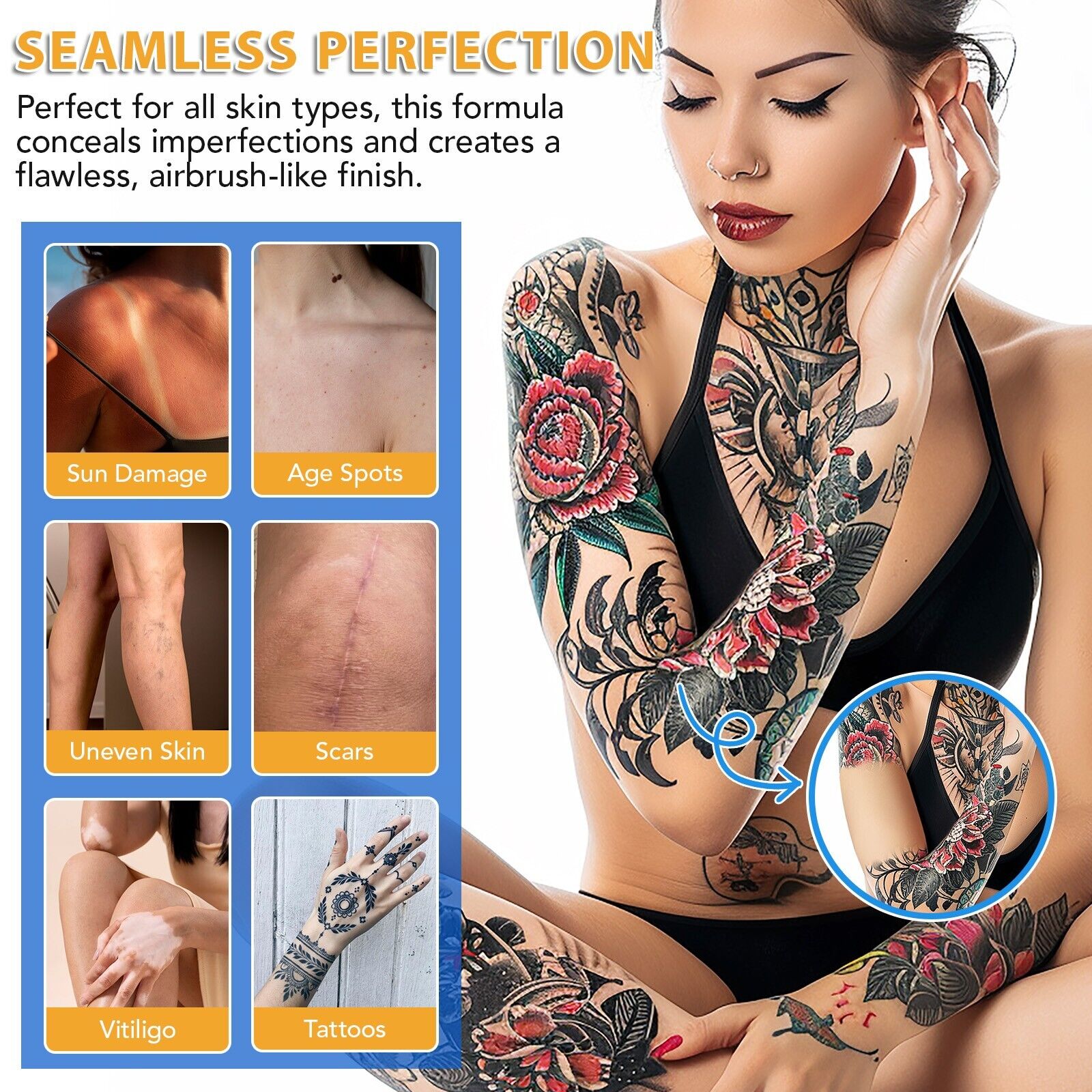 Airbrush Leg Makeup Lotion 01 Fair skin 118ml 6