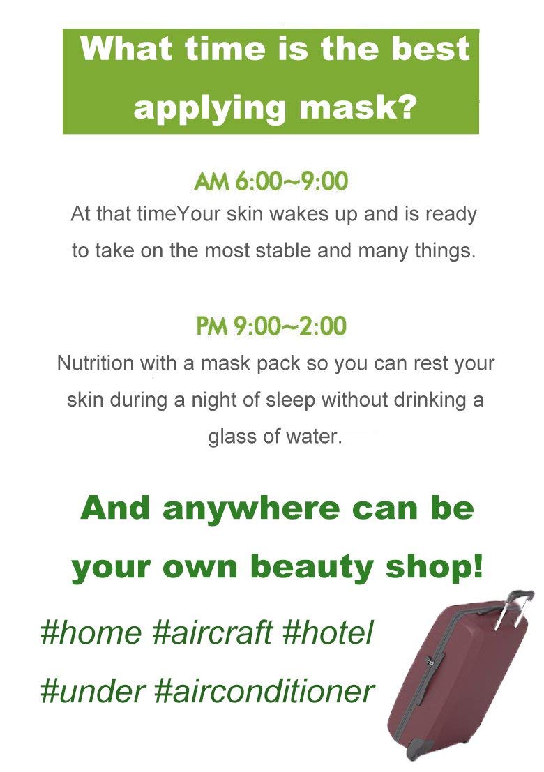 Farmstay Korean Greentea Seed Hydration Facial Mask Sheet(Pack of 10) 3